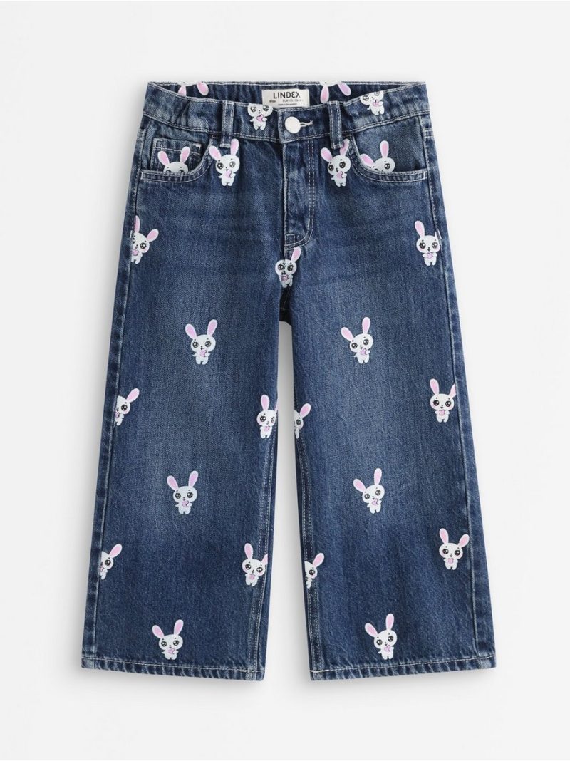 Wide jeans with regular waist - 3013519-791