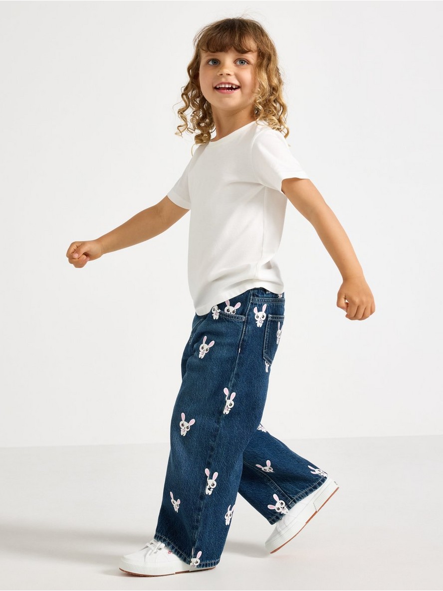 Wide jeans with regular waist - 3013519-791