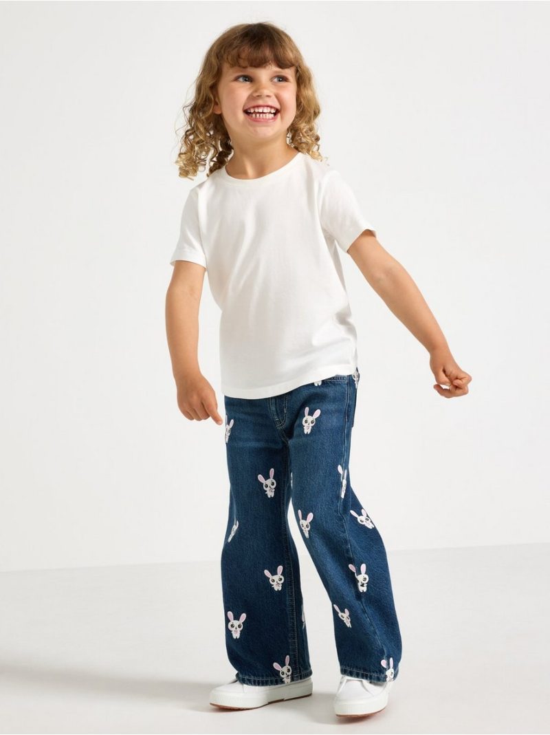 Wide jeans with regular waist - 3013519-791
