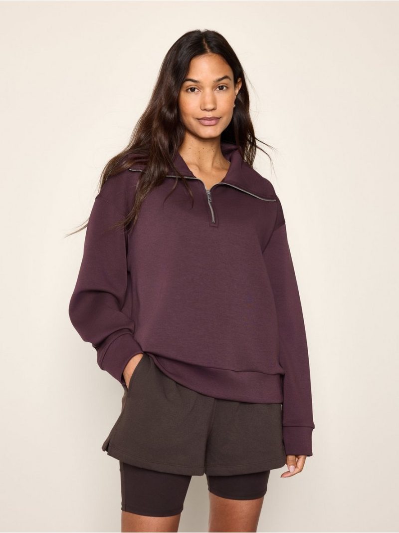 Sweatshirt with half-zip - 3013530-8704
