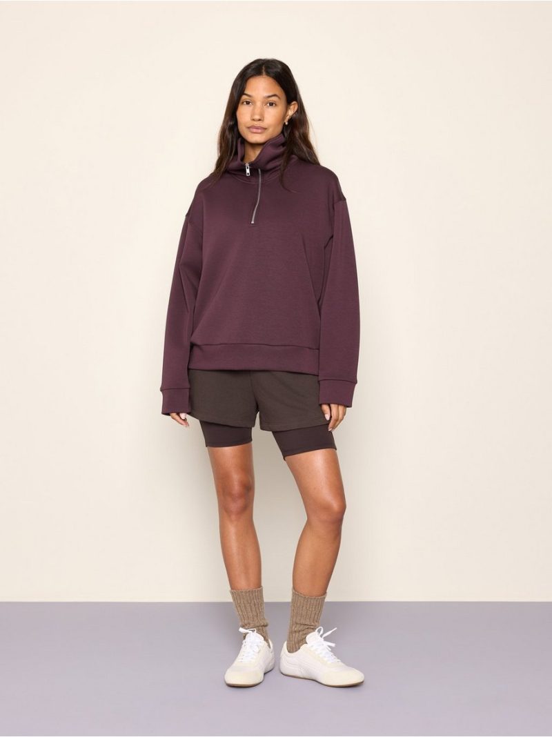 Sweatshirt with half-zip - 3013530-8704