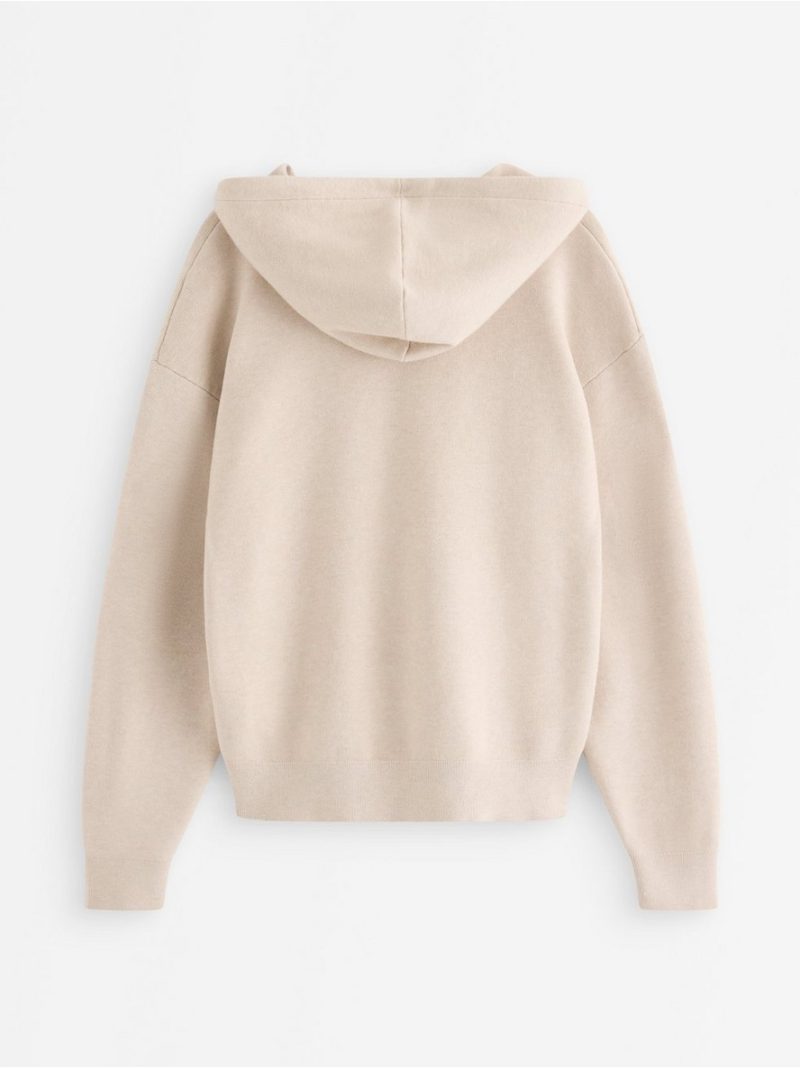 Fine-knit hoodie - 3013558-9805