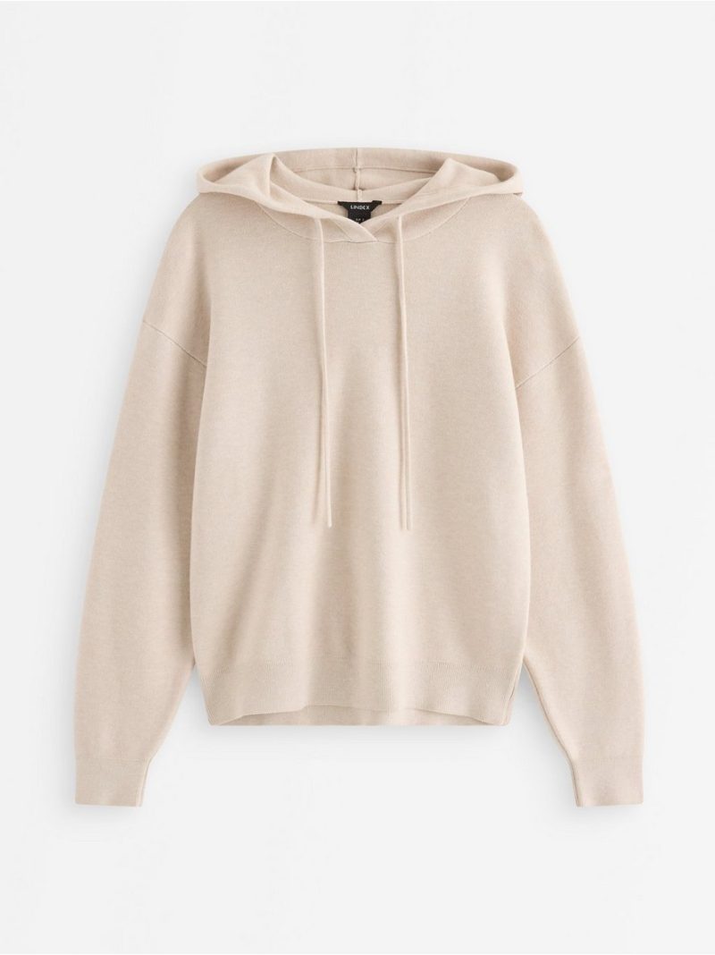 Fine-knit hoodie - 3013558-9805