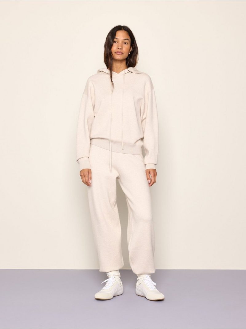 Fine-knit hoodie - 3013558-9805