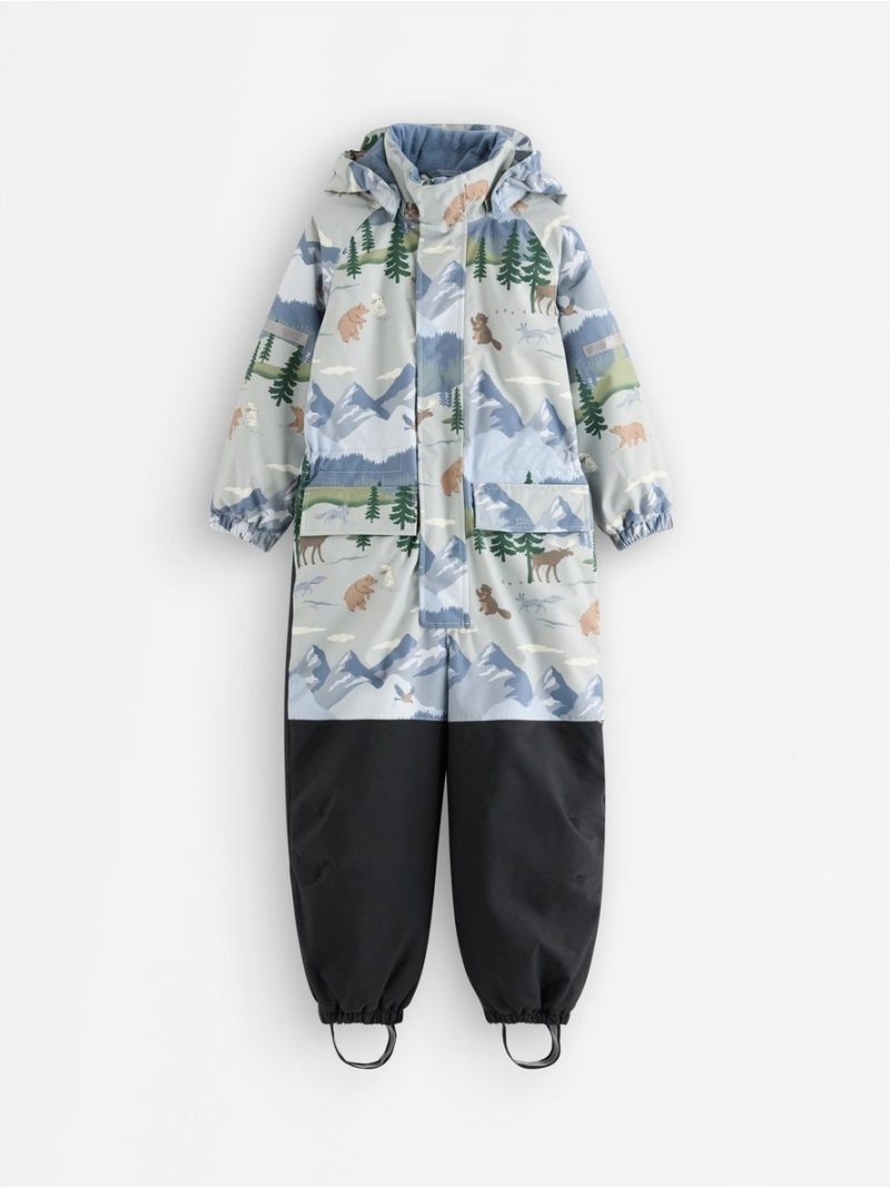Padded waterproof snowsuit - 3000724-7986