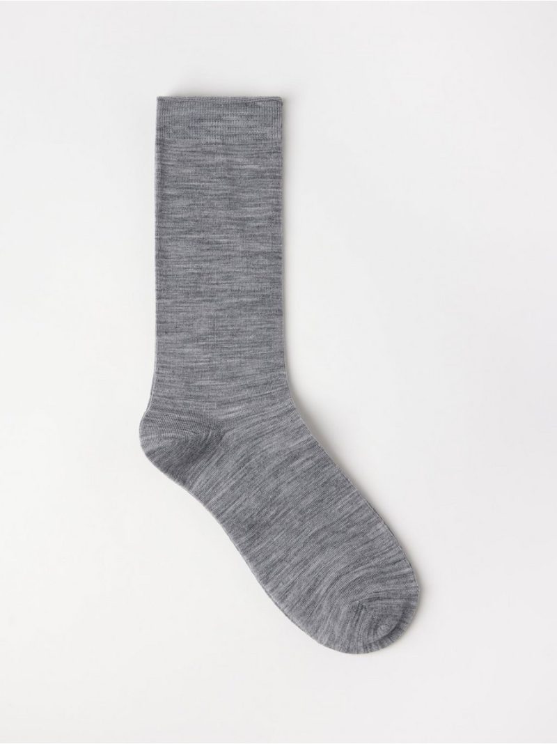 High socks in merino wool blend - 3002027-6469