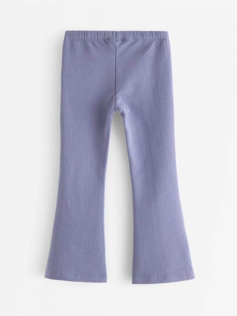 Flared leggings with brushed inside - 3006950-8174