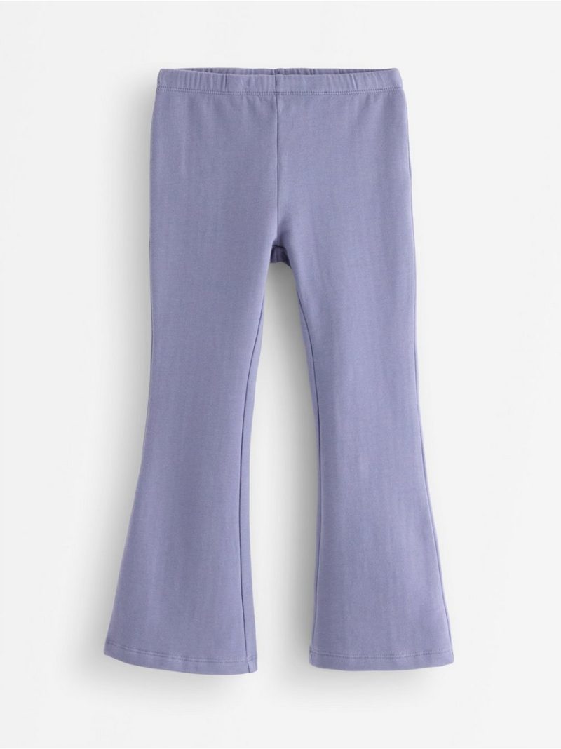 Flared leggings with brushed inside - 3006950-8174