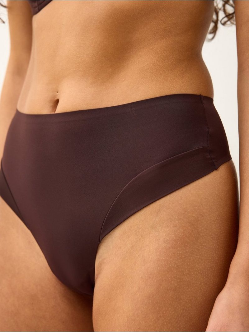 Seamless briefs with high waist - 3010660-9631