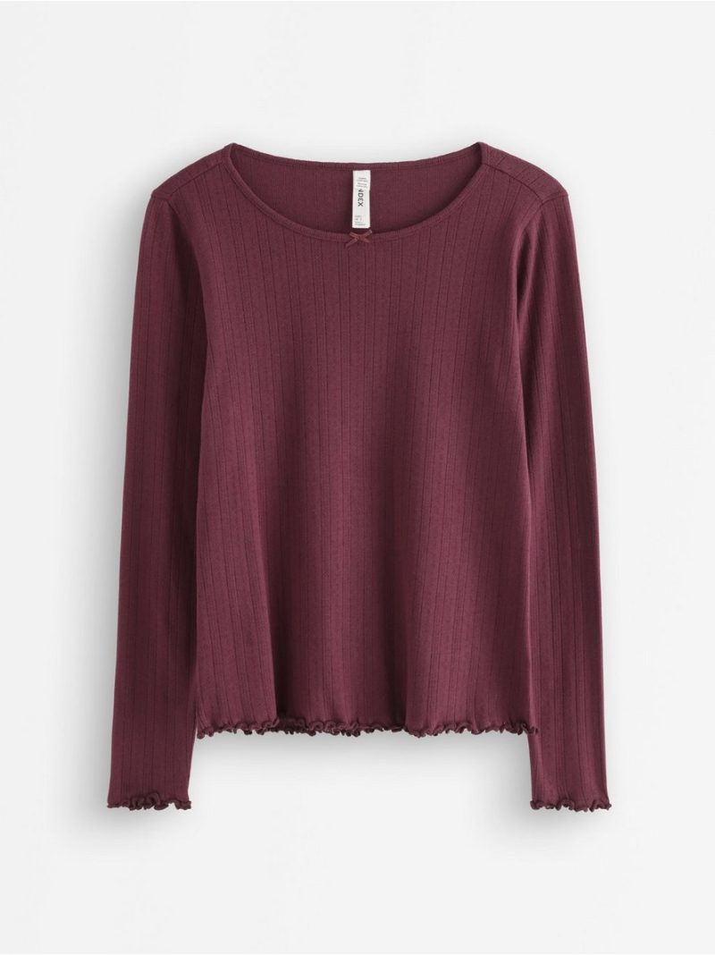 Pyjama top in pointelle - 3011472-9938