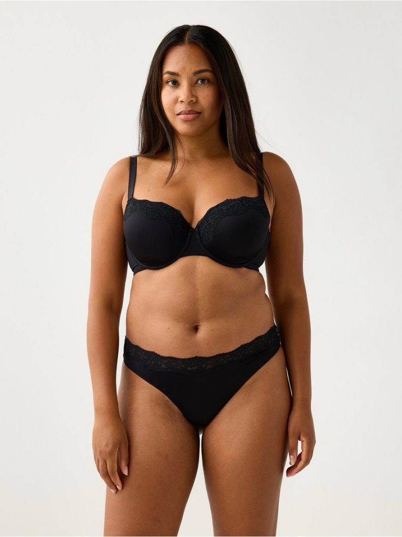 - Thong with regular waist Thong with regular waist - 3011690-80