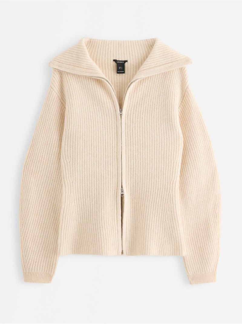 Knitted zip cardigan - 3011886-2659