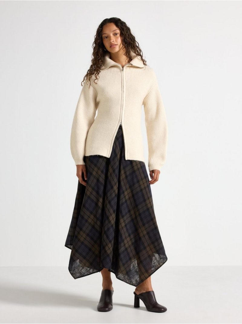 Knitted zip cardigan - 3011886-2659