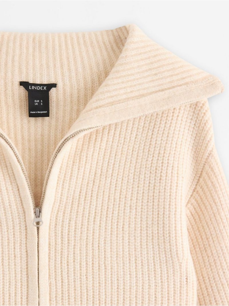 Knitted zip cardigan - 3011886-2659