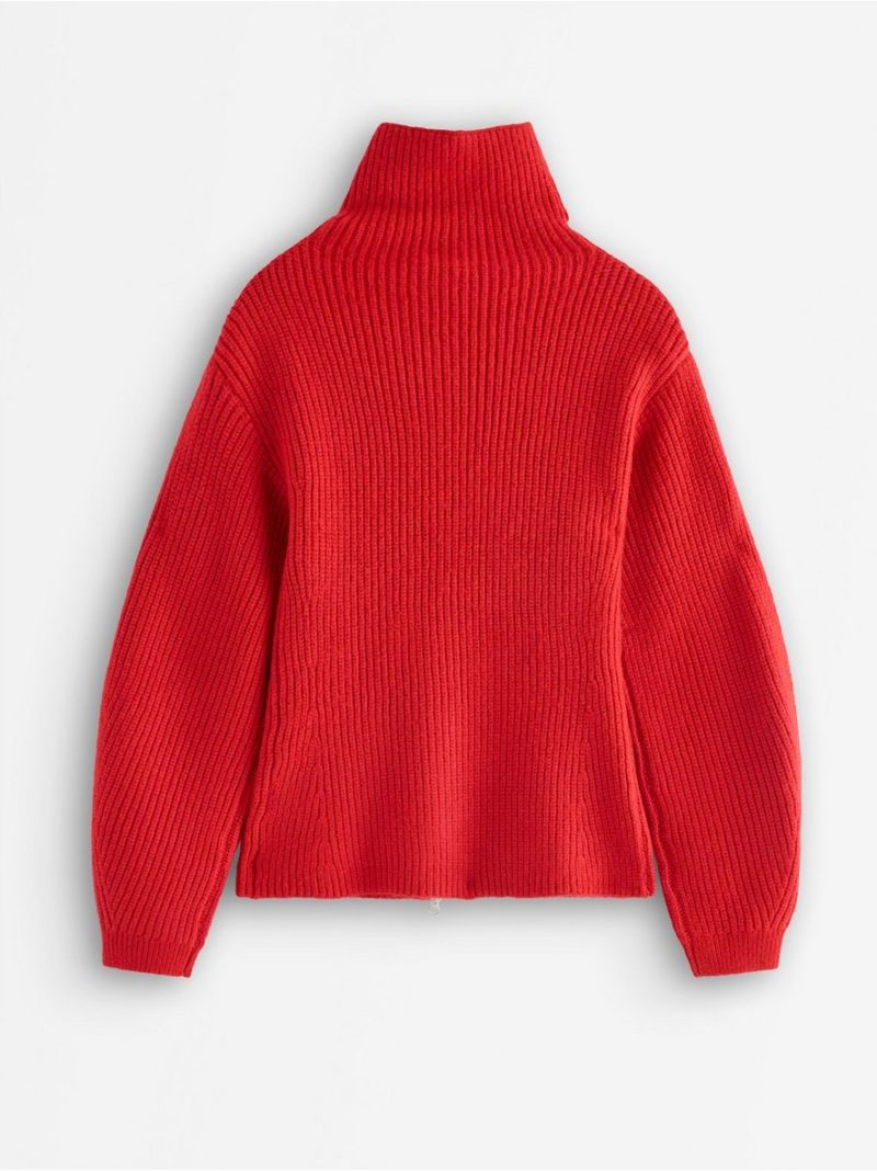 Knitted zip cardigan - 3011886-9873