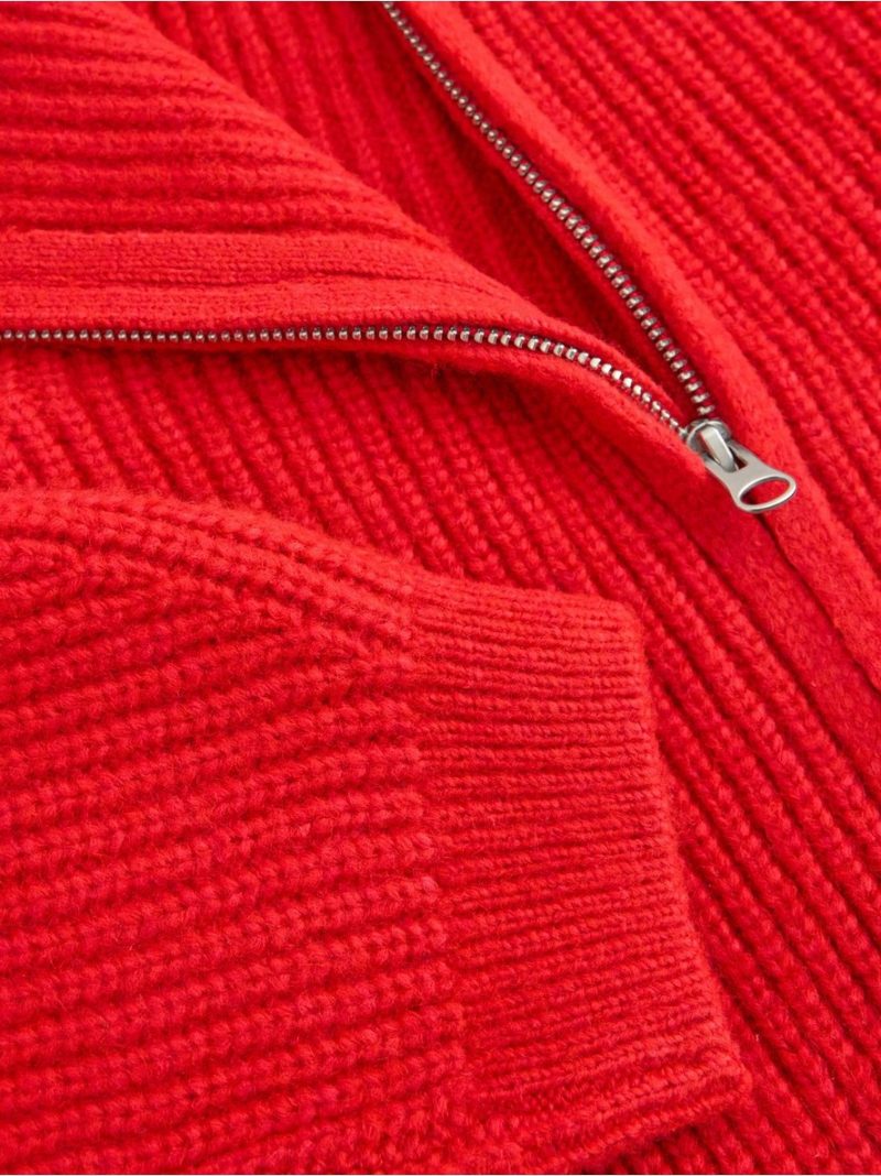 Knitted zip cardigan - 3011886-9873