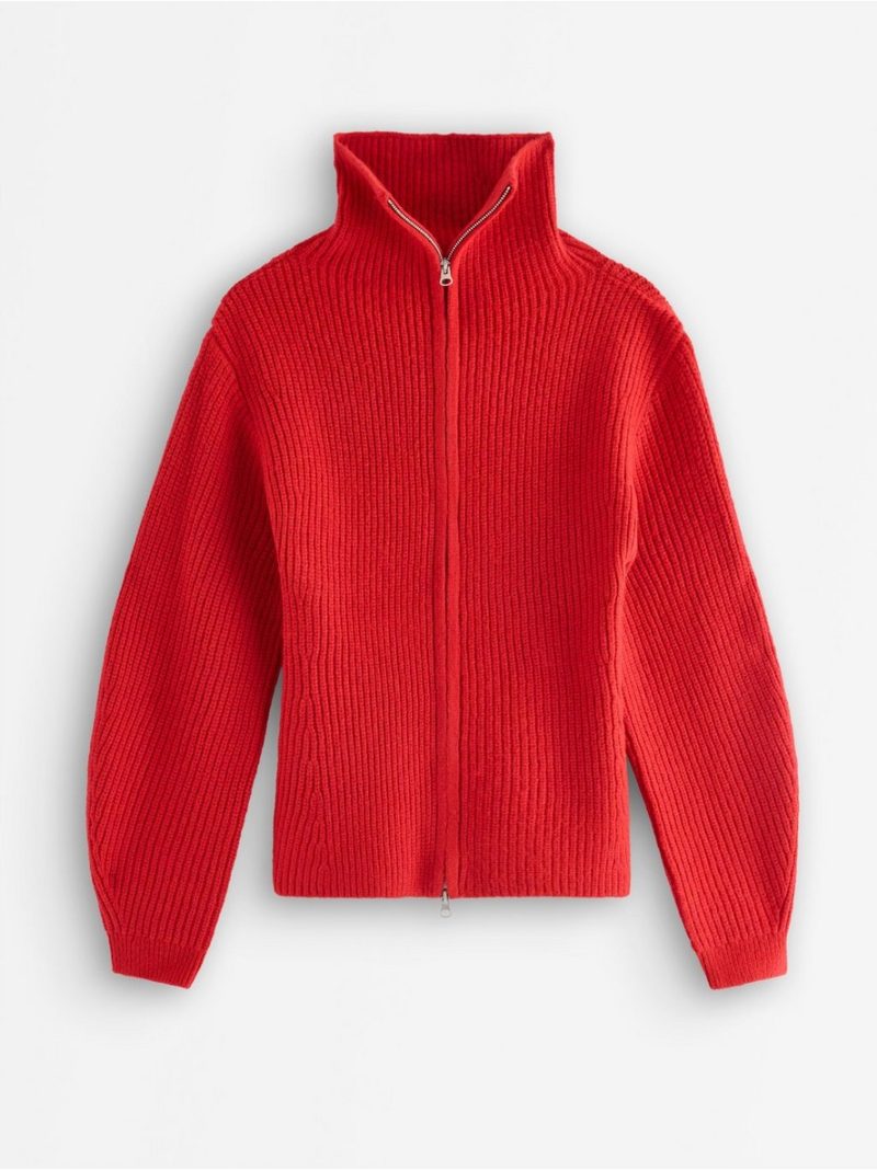 Knitted zip cardigan - 3011886-9873