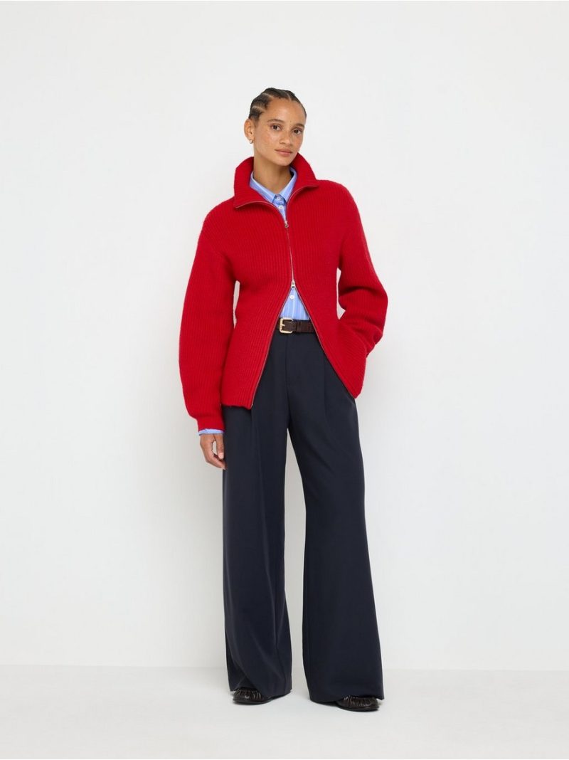 Knitted zip cardigan - 3011886-9873