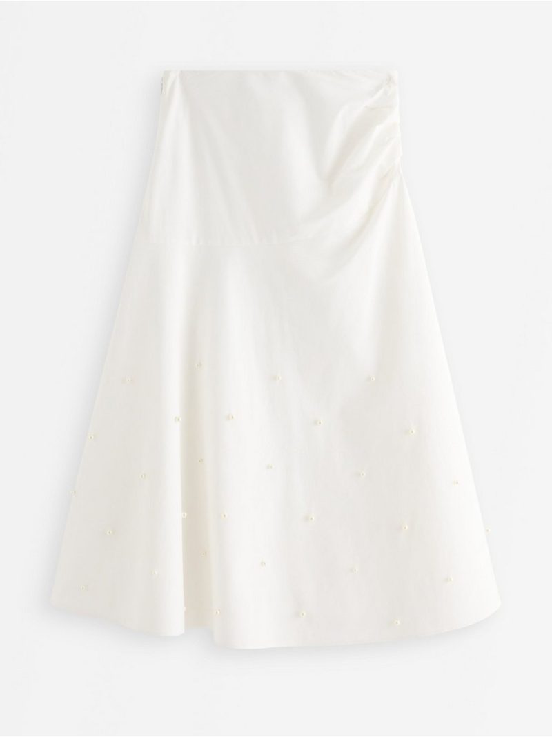Midi skirt with pearls - 3011905-70