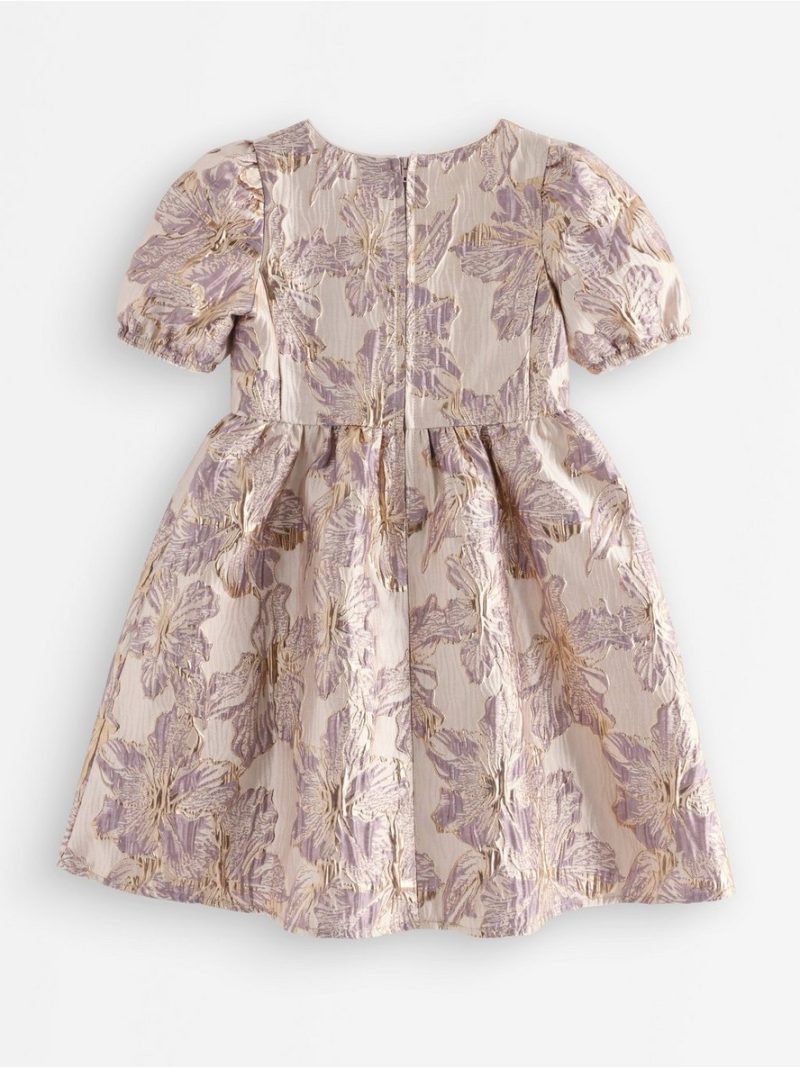 Dress with brocade pattern - 3011925-8121