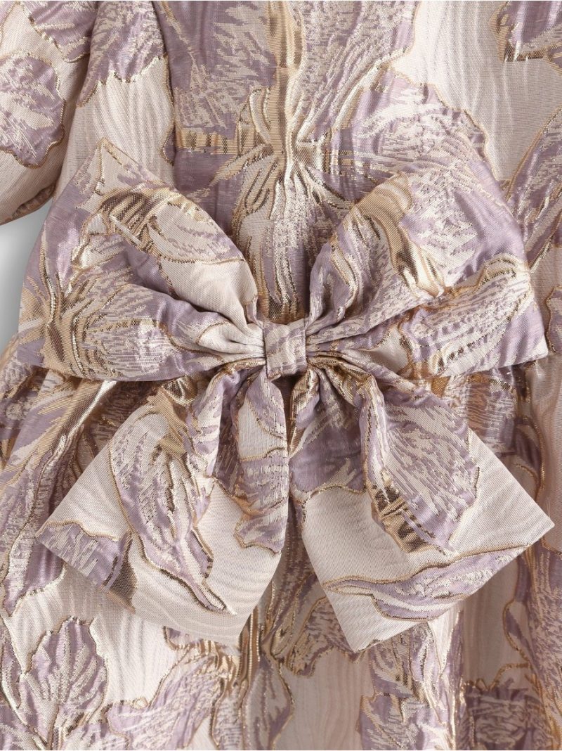 Dress with brocade pattern - 3011925-8121