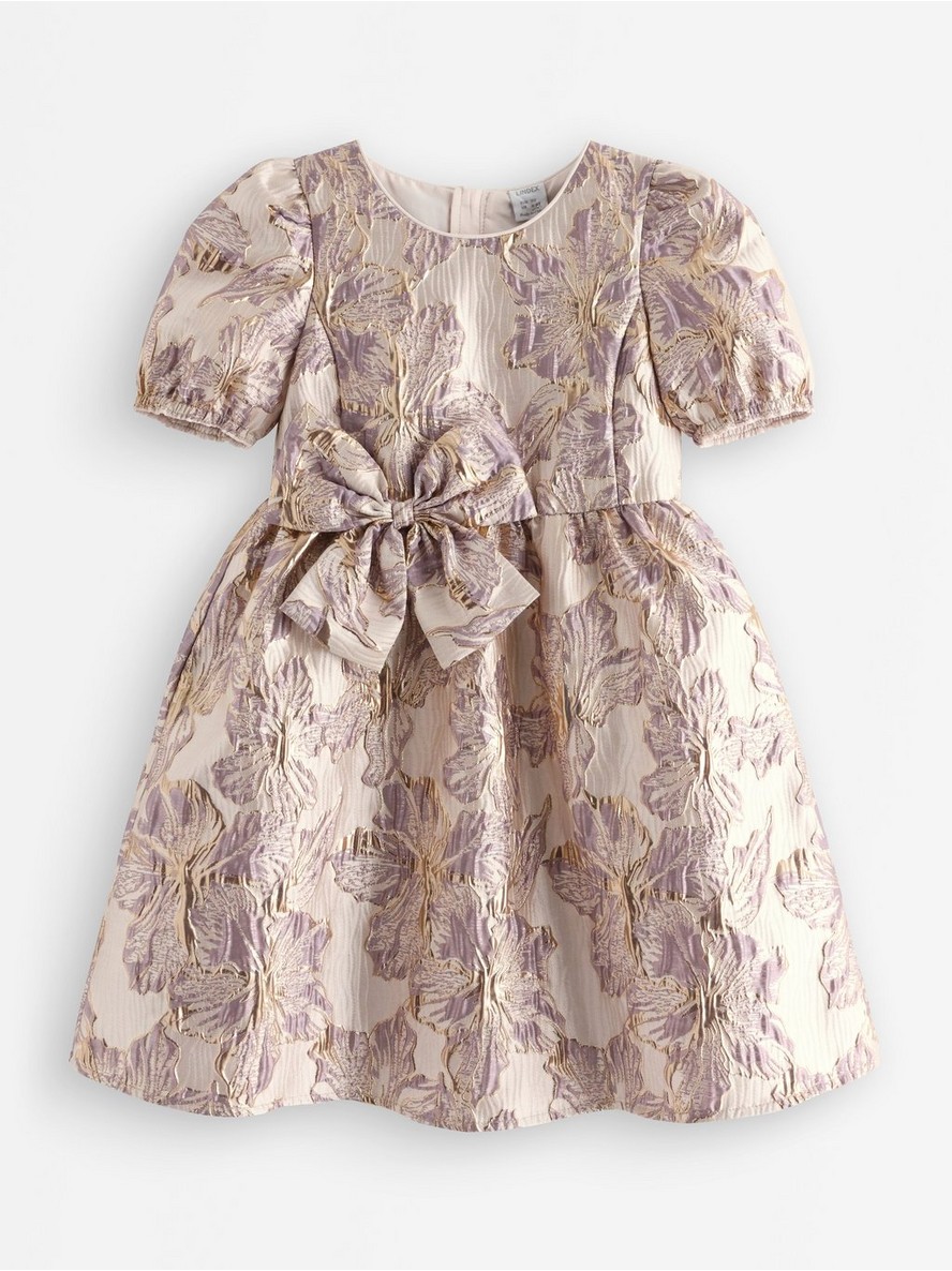 Dress with brocade pattern - 3011925-8121
