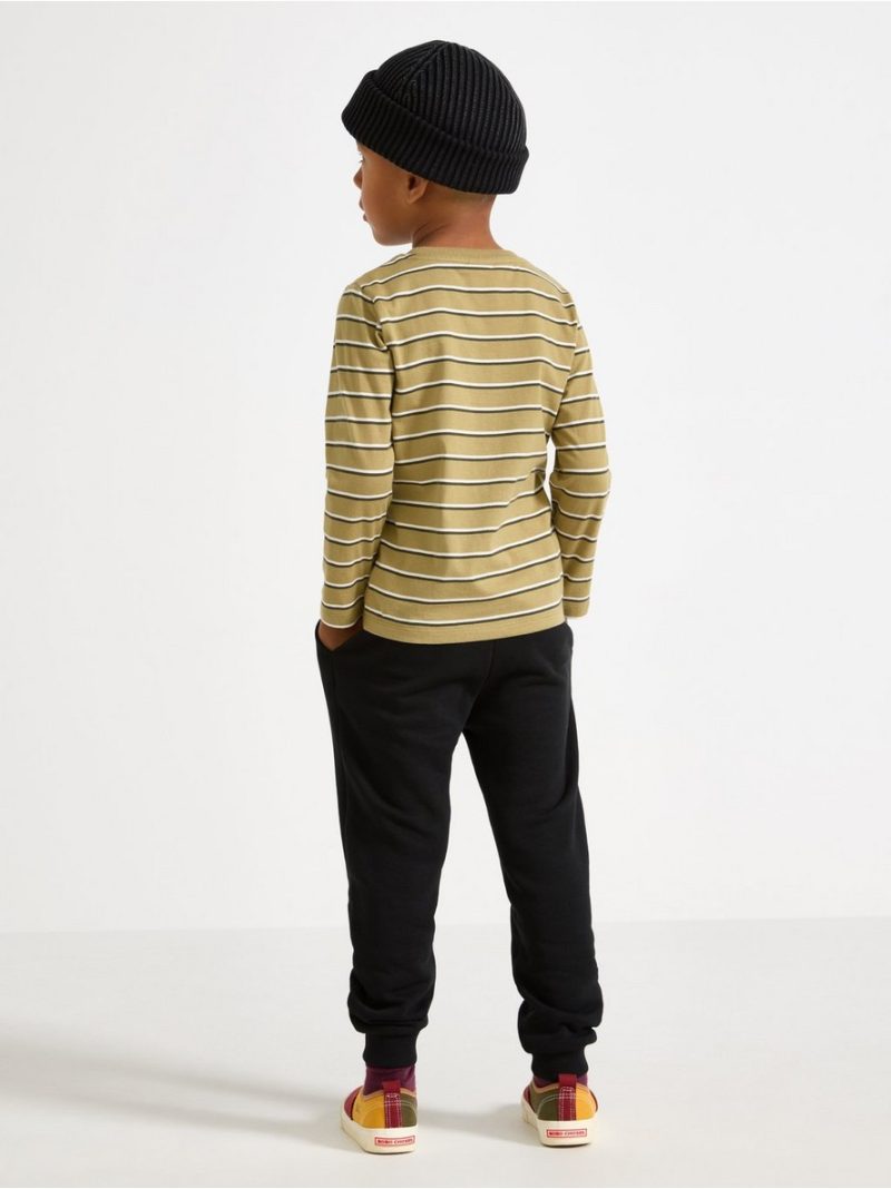 Joggers with brushed inside - 3012080-80