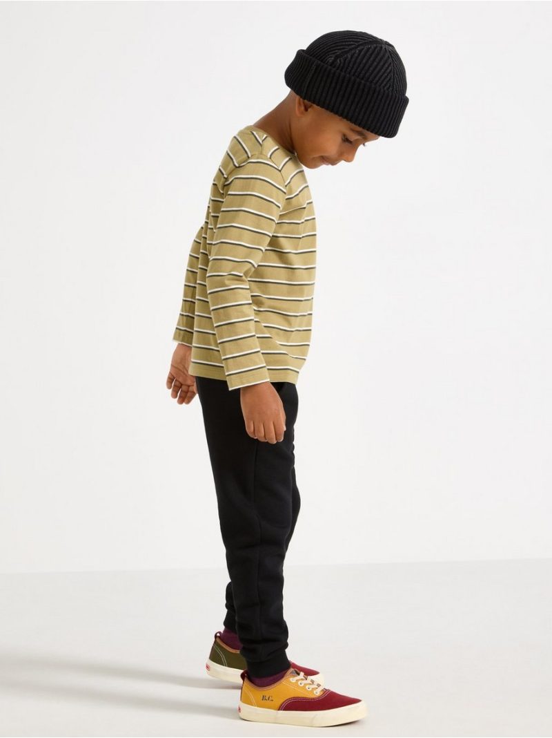 Joggers with brushed inside - 3012080-80