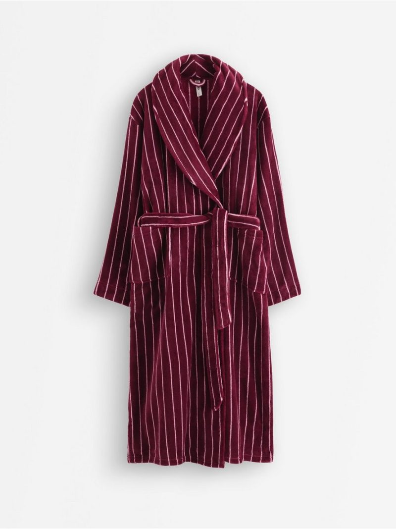 - Fleece robe Fleece robe - 3012155-9938
