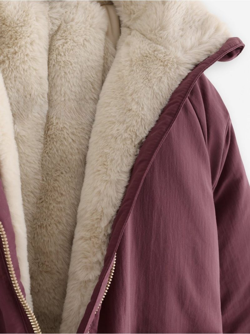Padded jacket with faux fur lining - 3012187-9439