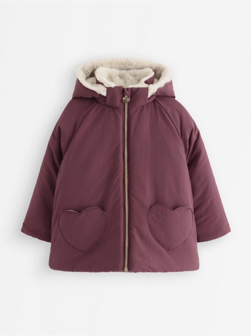 Padded jacket with faux fur lining - 3012187-9439