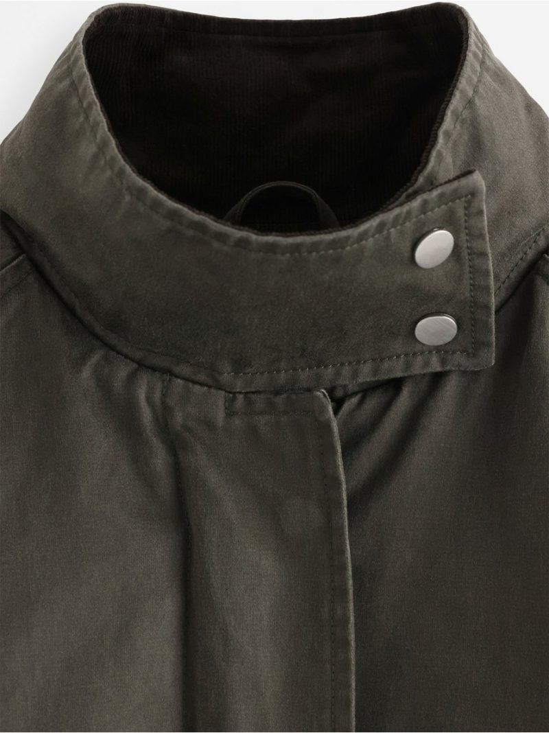 Padded jacket with coating - 3012193-8605