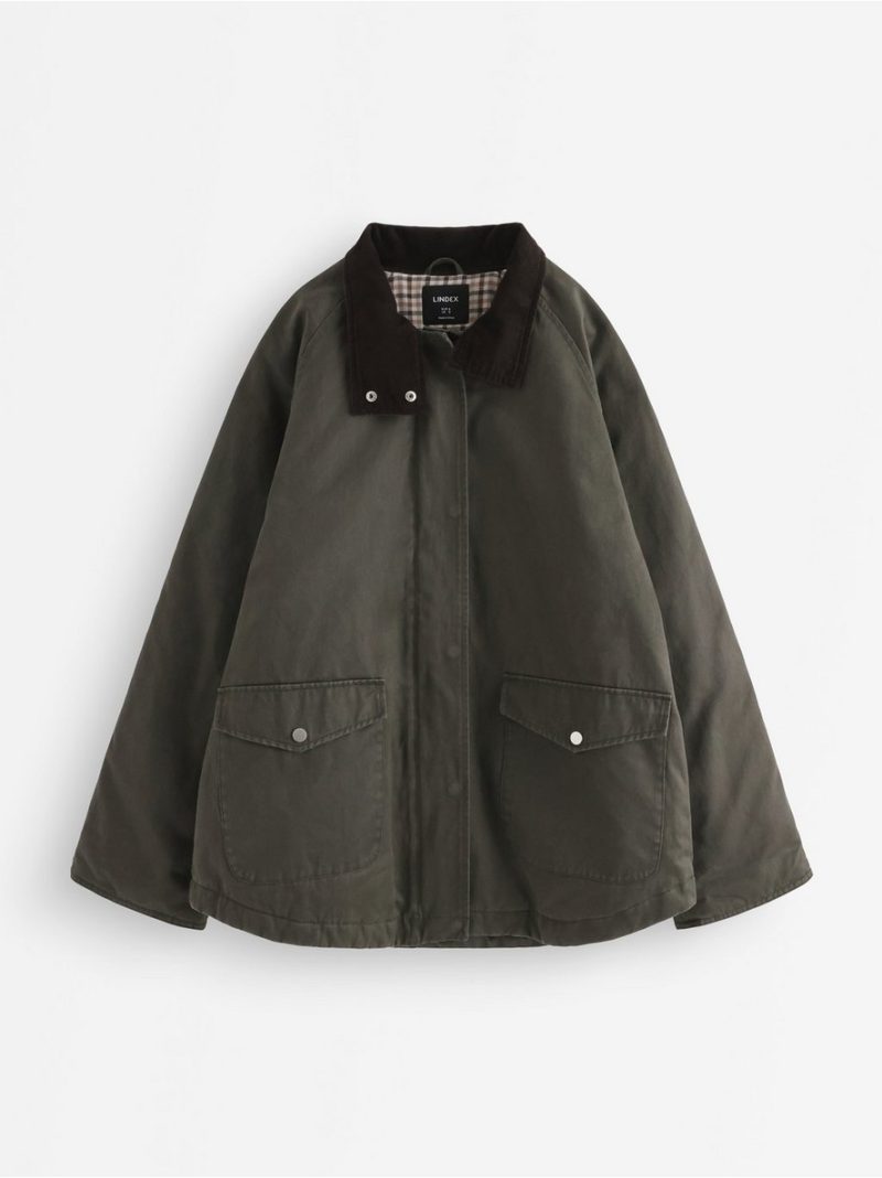 Padded jacket with coating - 3012193-8605