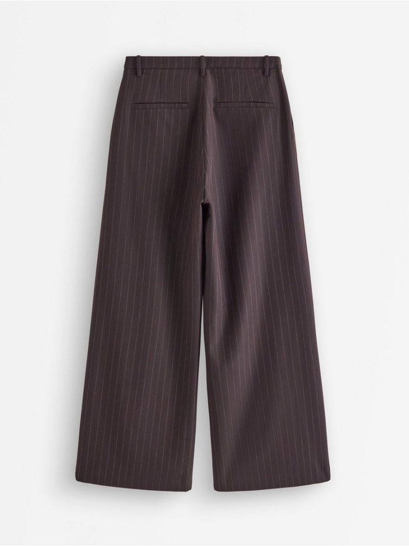 Wide trousers with mid waist - 3012282-9618
