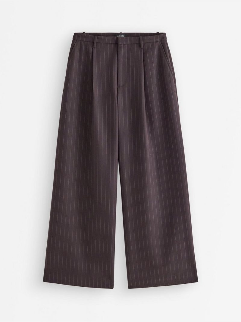 Wide trousers with mid waist - 3012282-9618