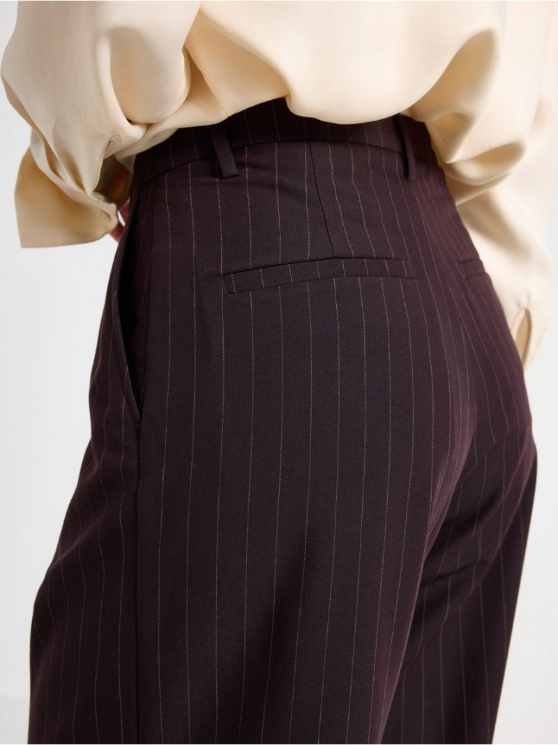 Wide trousers with mid waist - 3012282-9618
