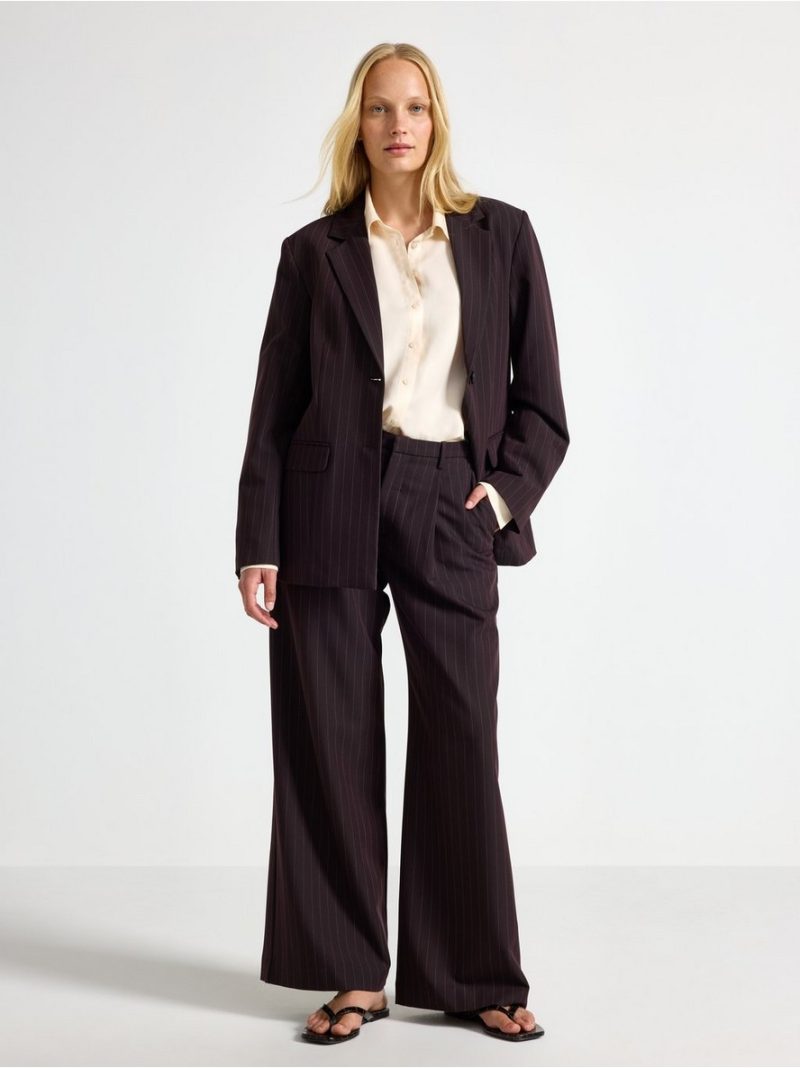 Wide trousers with mid waist - 3012282-9618
