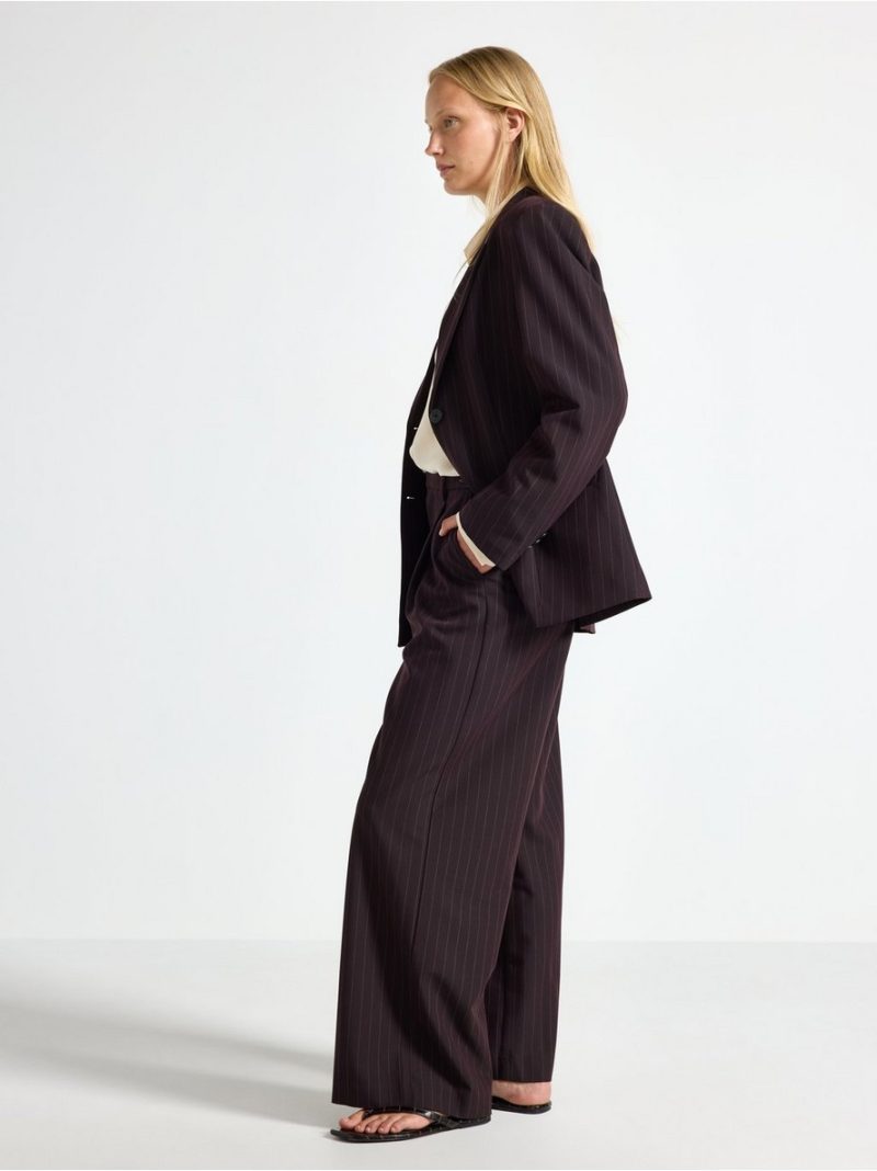 Wide trousers with mid waist - 3012282-9618