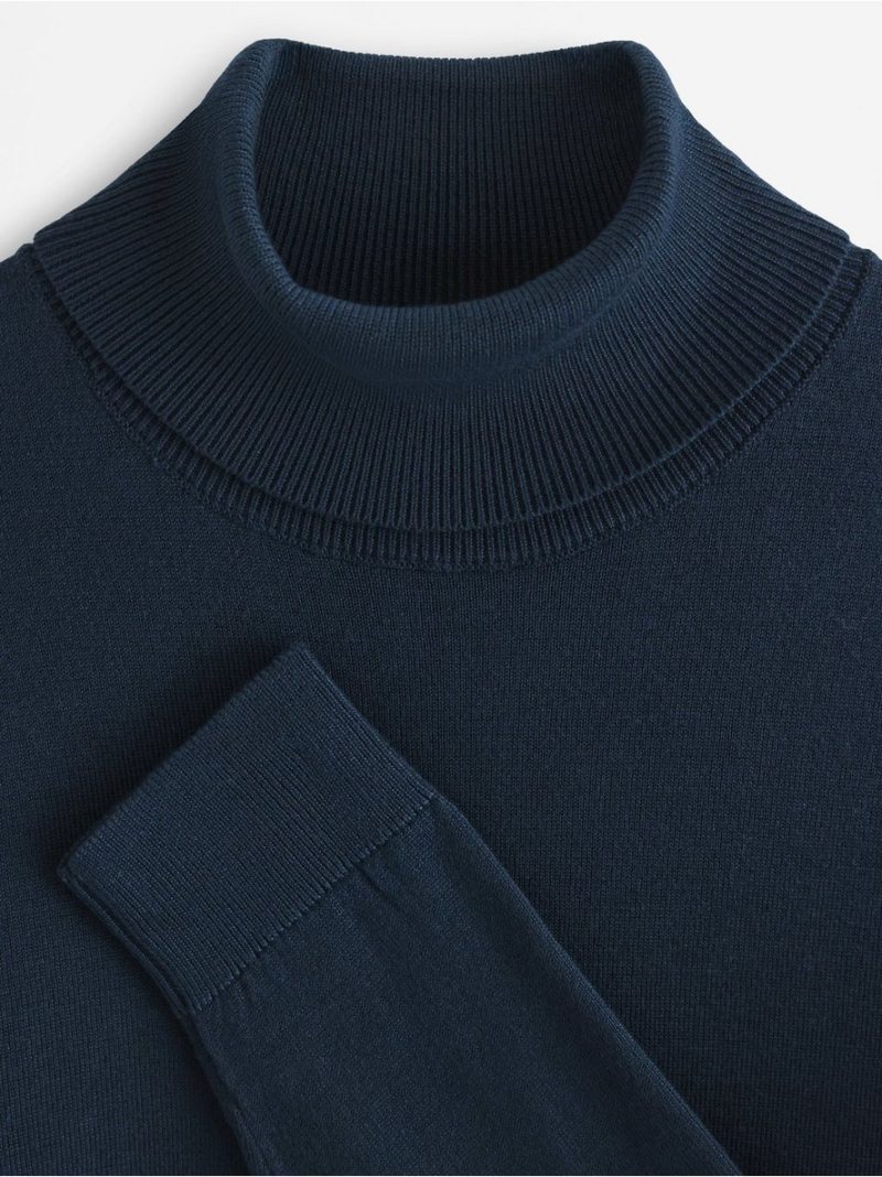 Fine-knit jumper with roll neck - 3012351-2150