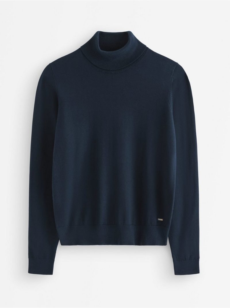 Fine-knit jumper with roll neck - 3012351-2150
