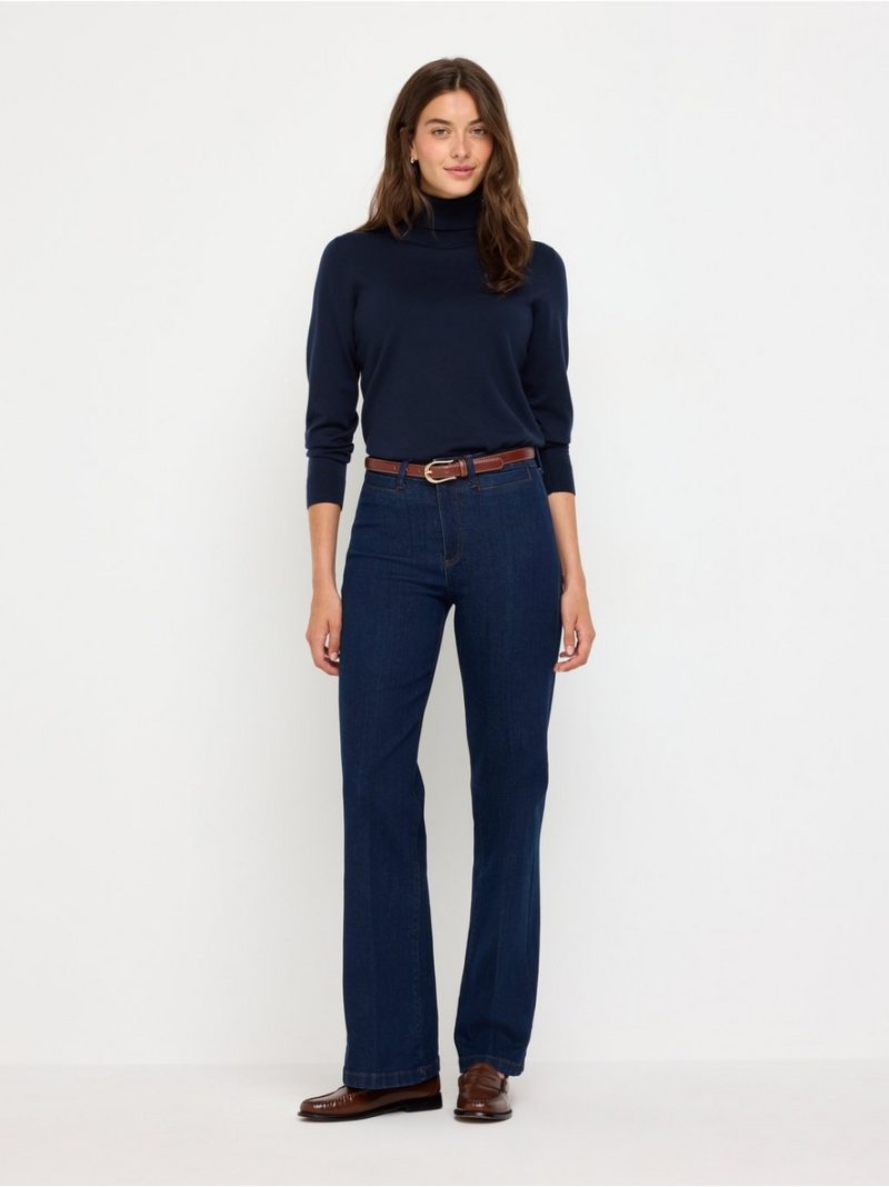 Fine-knit jumper with roll neck - 3012351-2150