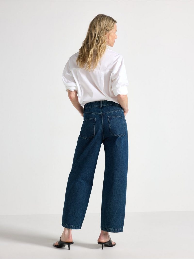 Barrel jeans with ankle length - 3012362-822