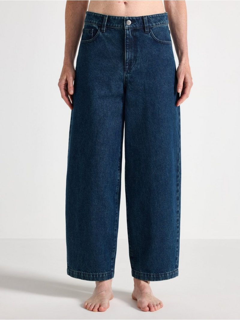 Barrel jeans with ankle length - 3012362-822