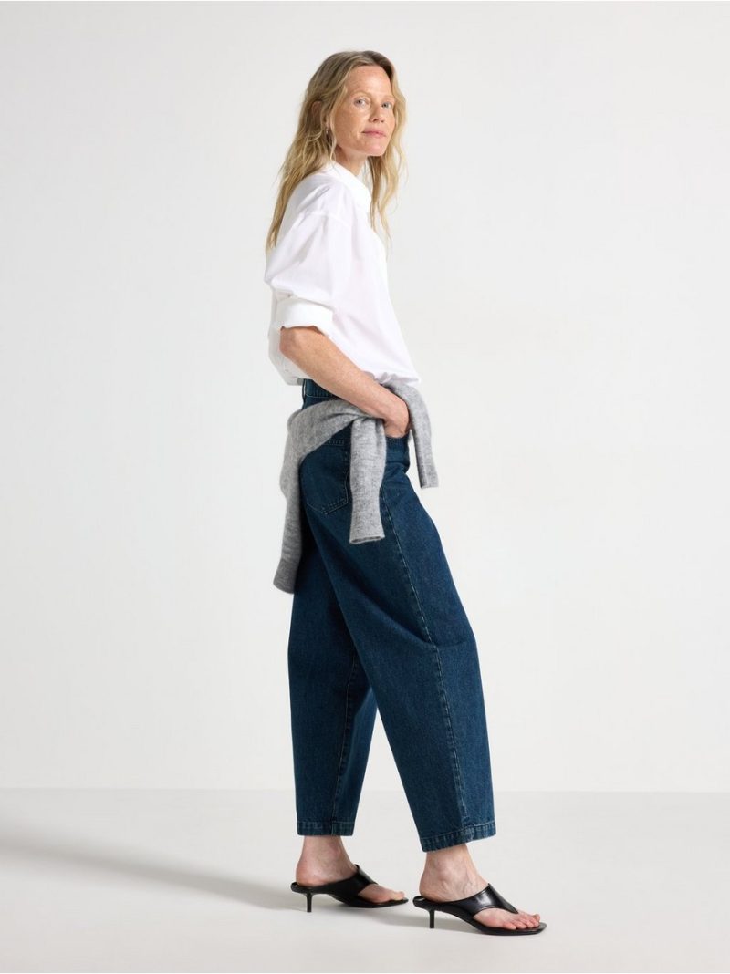 Barrel jeans with ankle length - 3012362-822