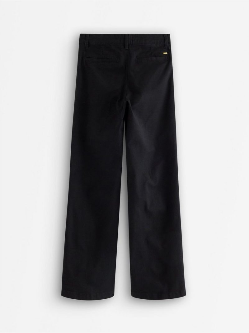 Wide trousers with pleats - 3012443-80