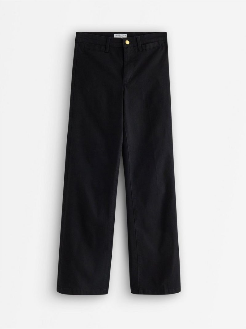 Wide trousers with pleats - 3012443-80