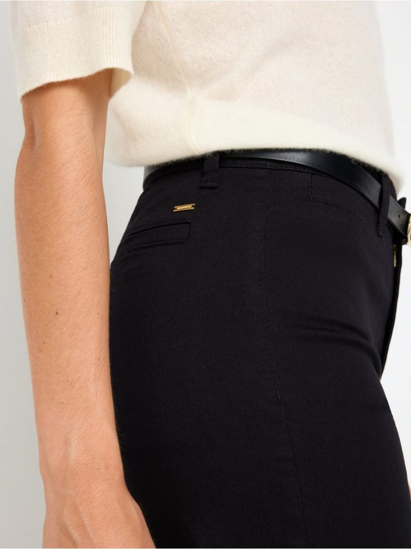 Wide trousers with pleats - 3012443-80
