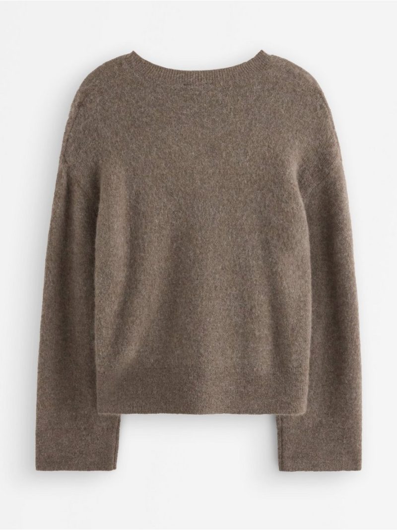 Knitted jumper in wool blend - 3012710-7292