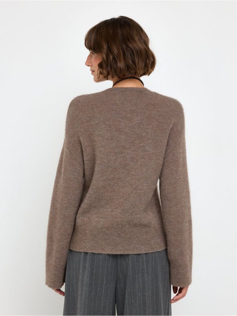 Knitted jumper in wool blend - 3012710-7292