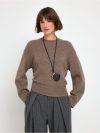 Knitted jumper in wool blend - 3012710-7292
